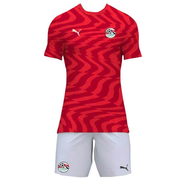 Camiseta Egipto 1ª Kit Niño 2019 Rojo
